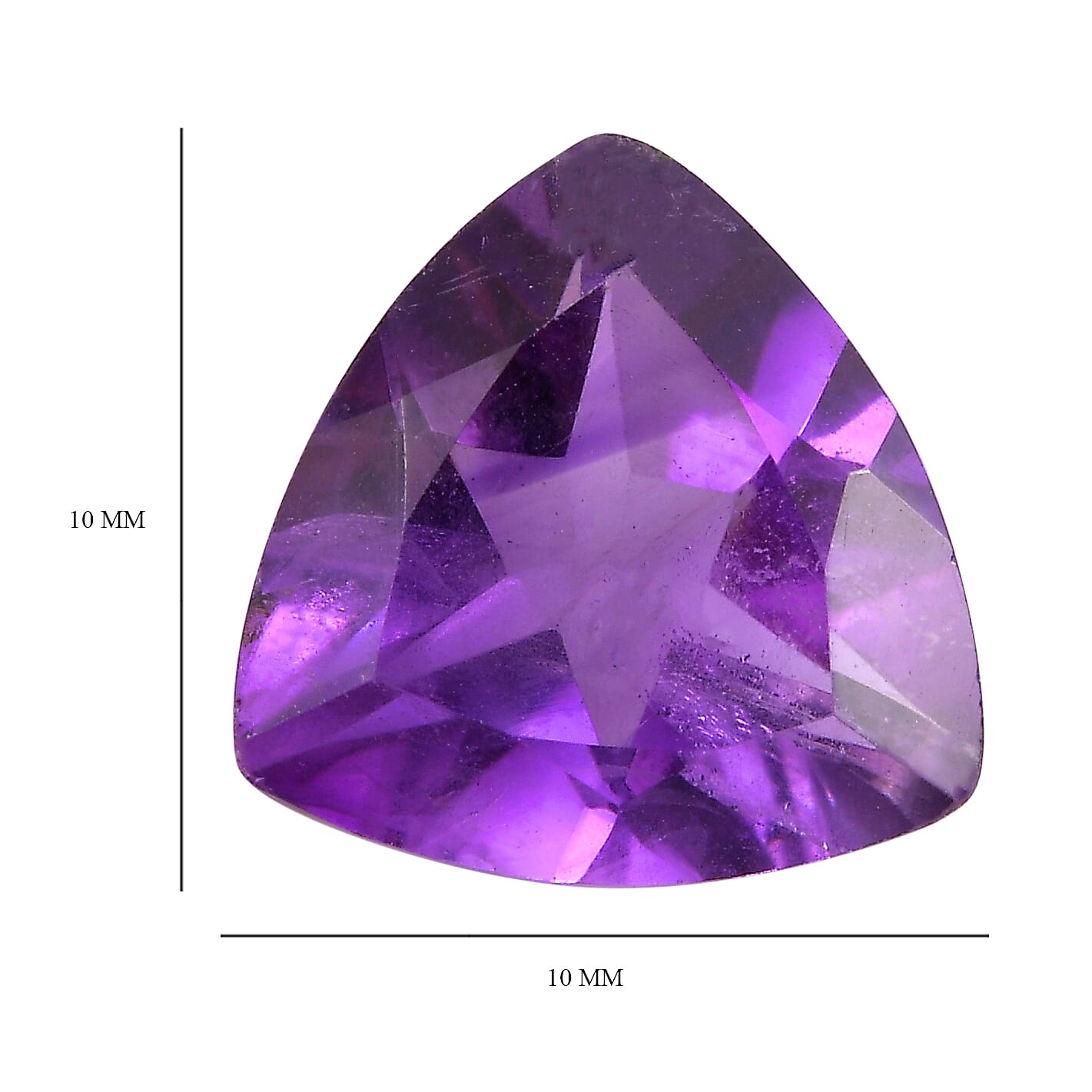 African Amethyst Trillion Gemstone 2.46 Ct. African Amethyst Trillion Gemstone 2.46 Ct.
