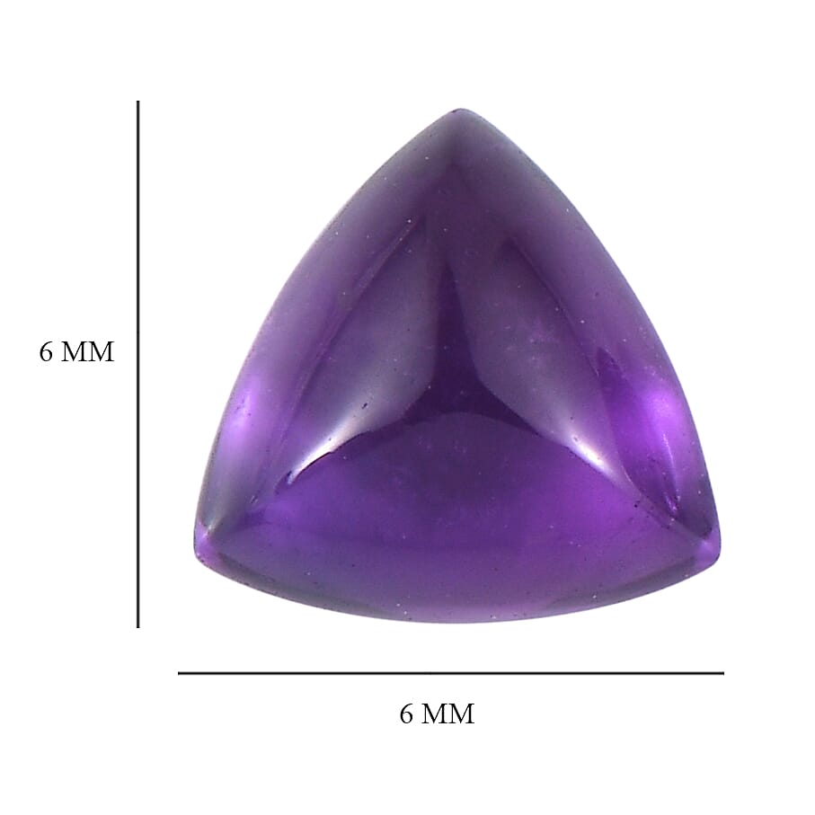 African Amethyst Trillion Gemstone 2.02 Ct. African Amethyst Trillion Gemstone 2.02 Ct.