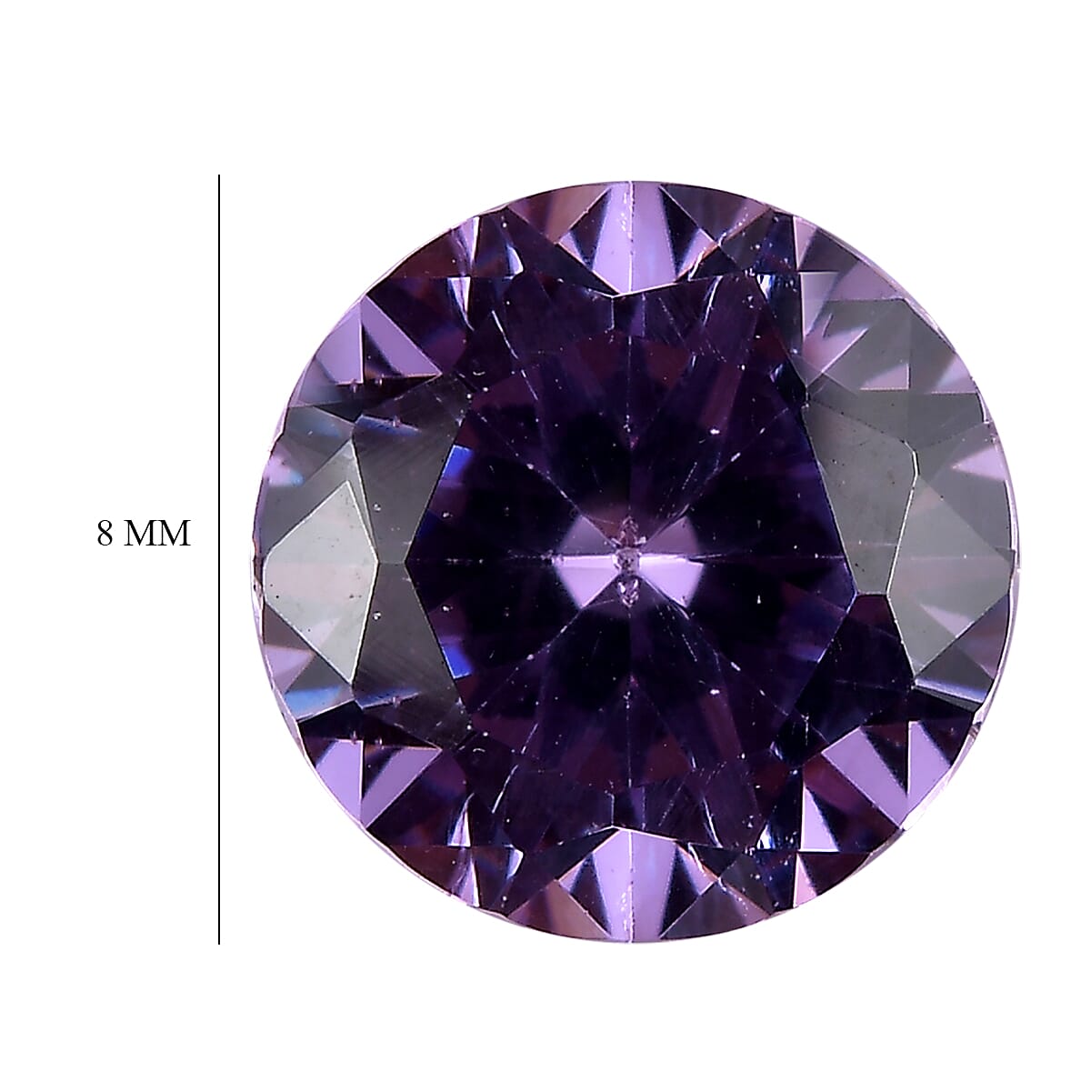 Amethyst Cubic Zirconia Round Shape Gemstone 3.4 Ct. Amethyst Cubic Zirconia Round Shape Gemstone 3.4 Ct.