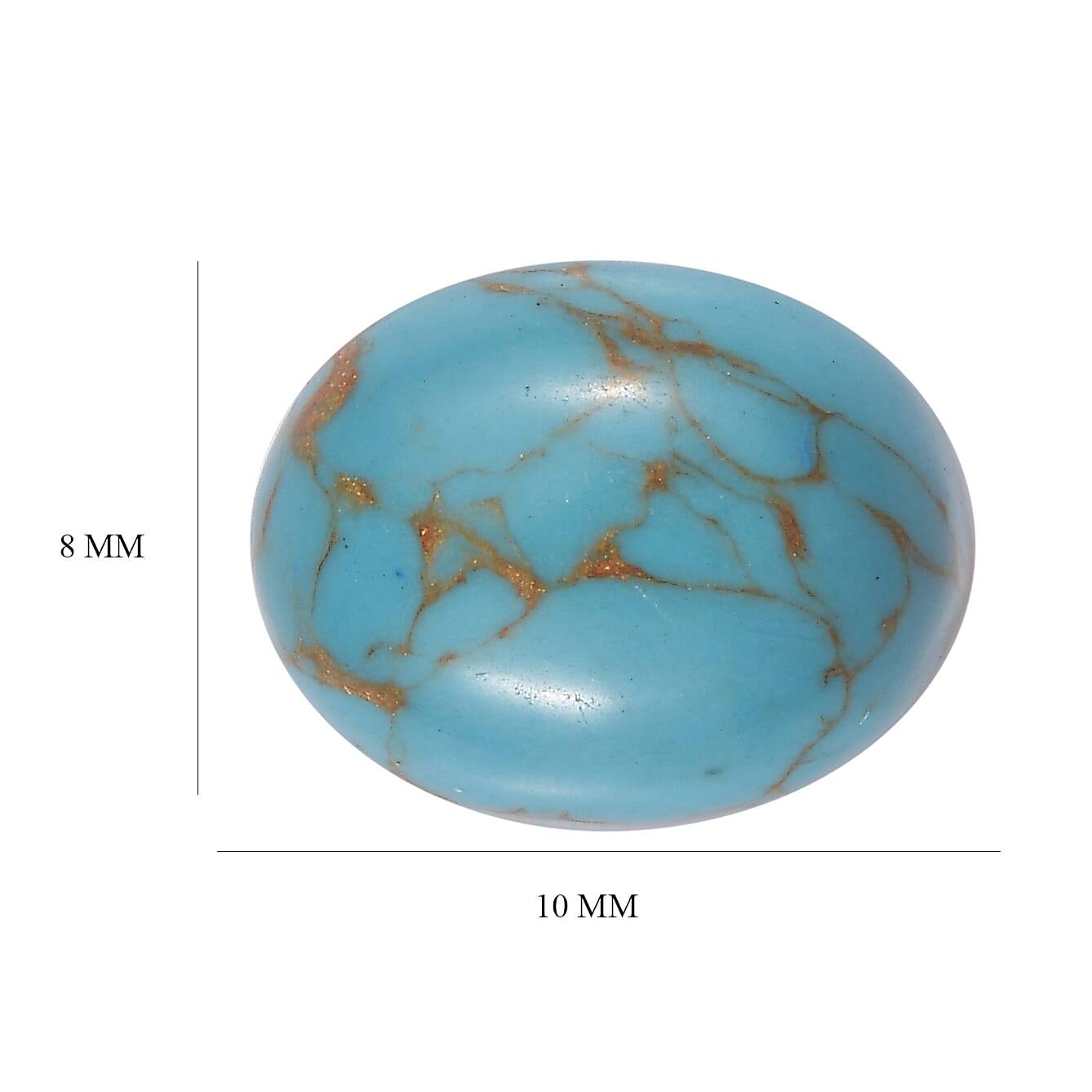 Blue Turquoise Oval Shape Gemstone 2.1 Ct. Blue Turquoise Oval Shape Gemstone 2.1 Ct.