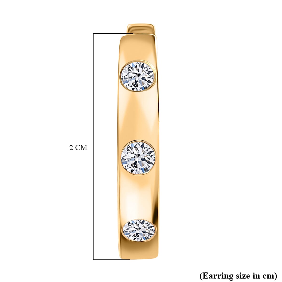 Luxuriant Diamond Lab Grown Diamond (SI-G-H) Hoop Earrings in 18K Vermeil Yellow Gold Plated Sterling Silver 0.33 Ct. Luxuriant Diamond Lab Grown Diamond (SI-G-H) Hoop Earrings in 18K Vermeil Yellow Gold Plated Sterling Silver 0.33 Ct.
