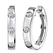 LUXURIANT Lab Grown Diamond (SI G/H) Hoop Earrings in 18K Vermeil Yellow Gold Plated Sterling Silver
