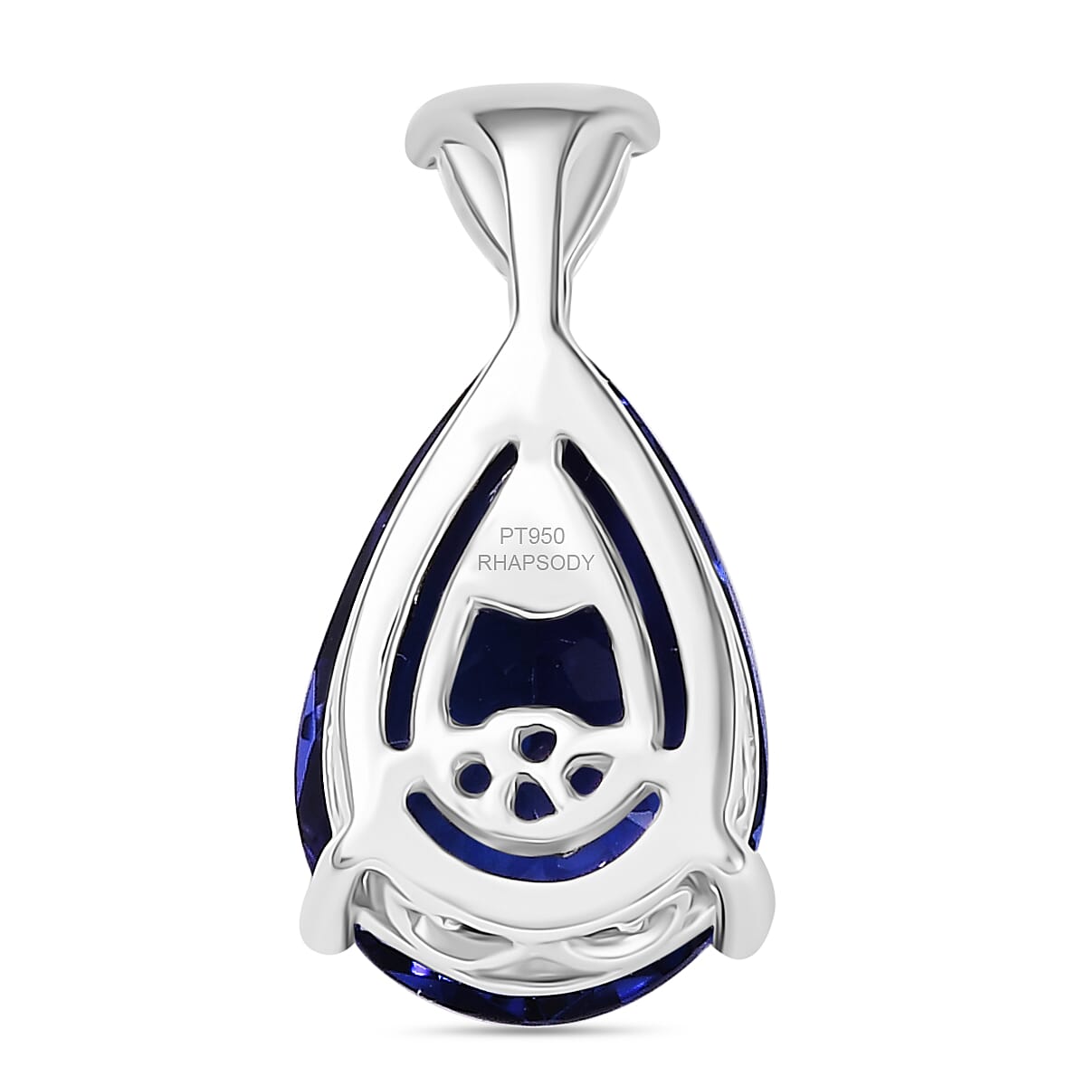 RHAPSODY 950 Platinum AAAA Tanzanite & White Diamond (VS-E-F) Solitaire Pendant 3.11 Ct. RHAPSODY 950 Platinum AAAA Tanzanite & White Diamond (VS-E-F) Solitaire Pendant 3.11 Ct.
