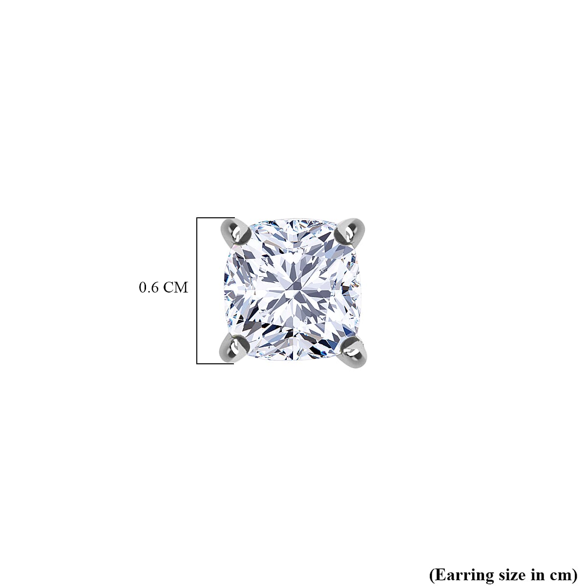 Luxuriant Diamond 950 Platinum SGL Certified (VS-EF) Lab Grown Diamond Earrings 2.02 Ct.