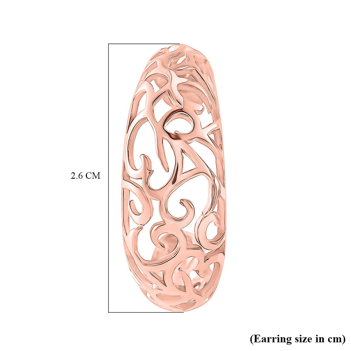 LucyQ - Air Drip Collection Earring with Push Back in 18K Vermeil Rose Gold Plated Sterling Silver LucyQ - Air Drip Collection Earring with Push Back in 18K Vermeil Rose Gold Plated Sterling Silver
