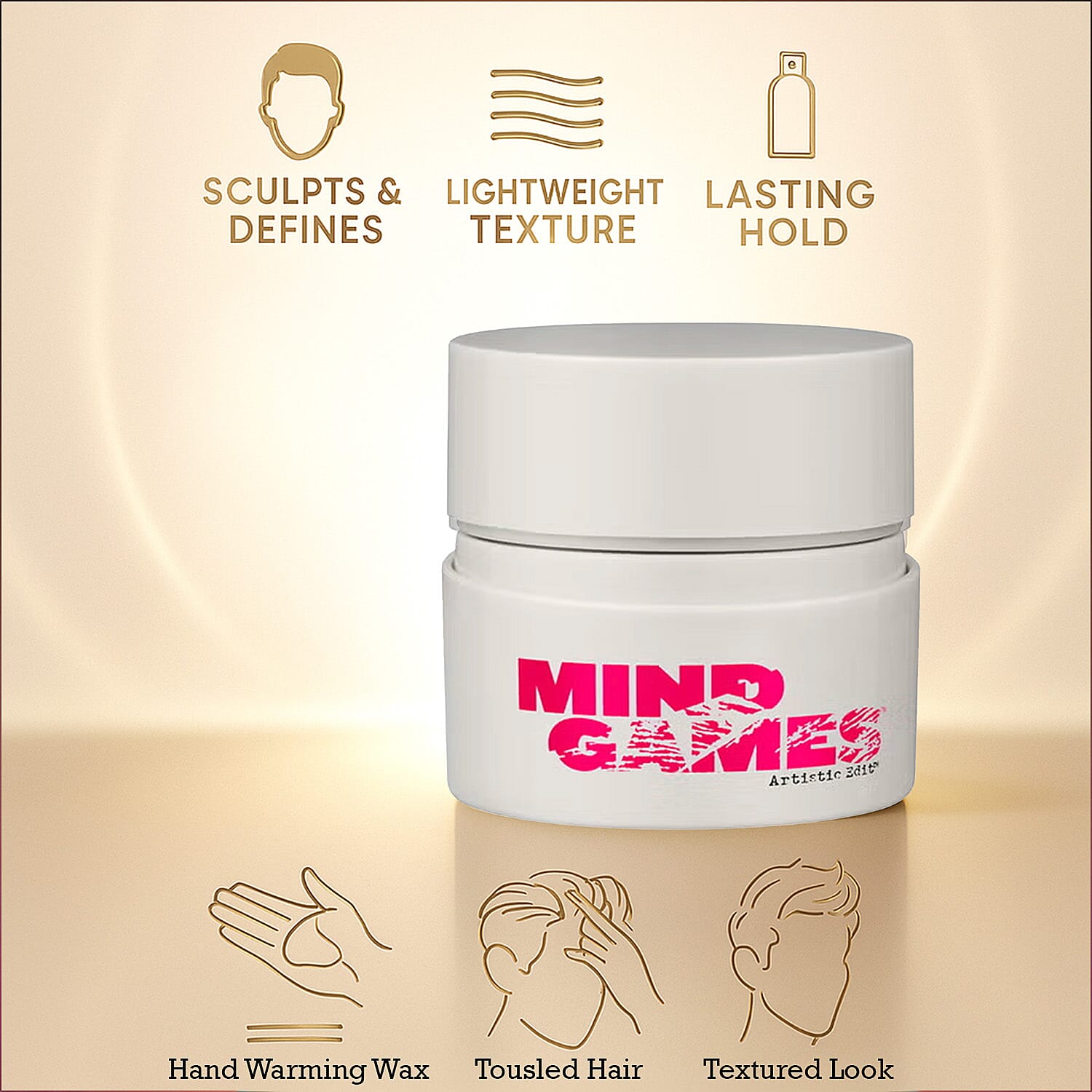 ONE TIME MEGA DEAL - Tigi Bed Head Artistic Edit Trio Set (Includes Texture Wax 50ml, Wave Rider Styling Cream 100ml & Serum 50ml)