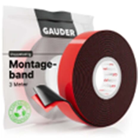 Pack of 2 - Acrylic Double-Sided Mounting Tape 3M - Red