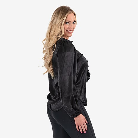 IW  Blouse (Size - 14) - Black