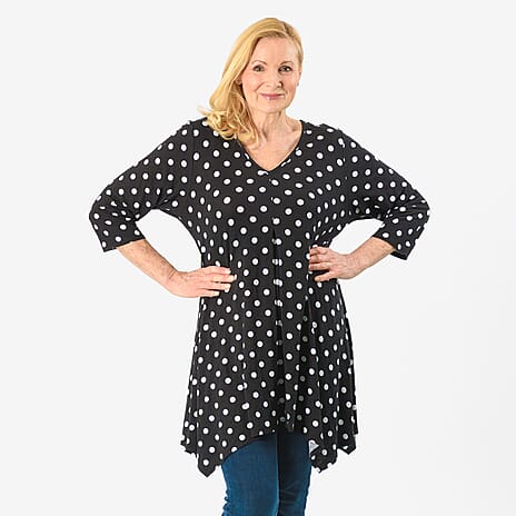 IW Woven Top (Size - 14) - Black