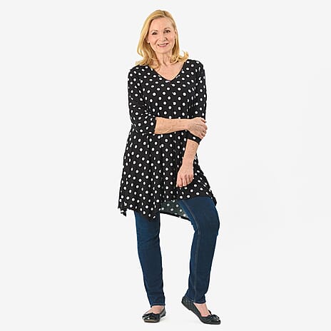 IW Woven Top (Size - 14) - Black