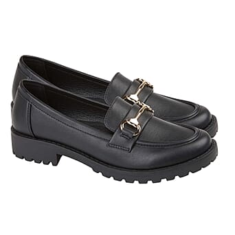 https://tjcuk.sirv.com/Products/80/6/8064651/Shoes-by-Emma-Ladies-Buckle-Loafers-Shoe-Size-5-Black-Pu_8064651.jpg?w=342&h=342
