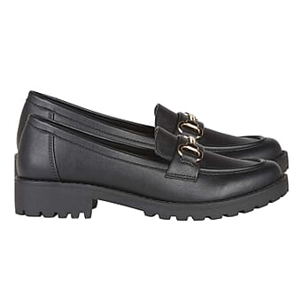 https://tjcuk.sirv.com/Products/80/6/8064652/Shoes-by-Emma-Ladies-Buckle-Loafers-Shoe-Size-6-Black-Pu_8064652_2.jpg?w=342&h=342