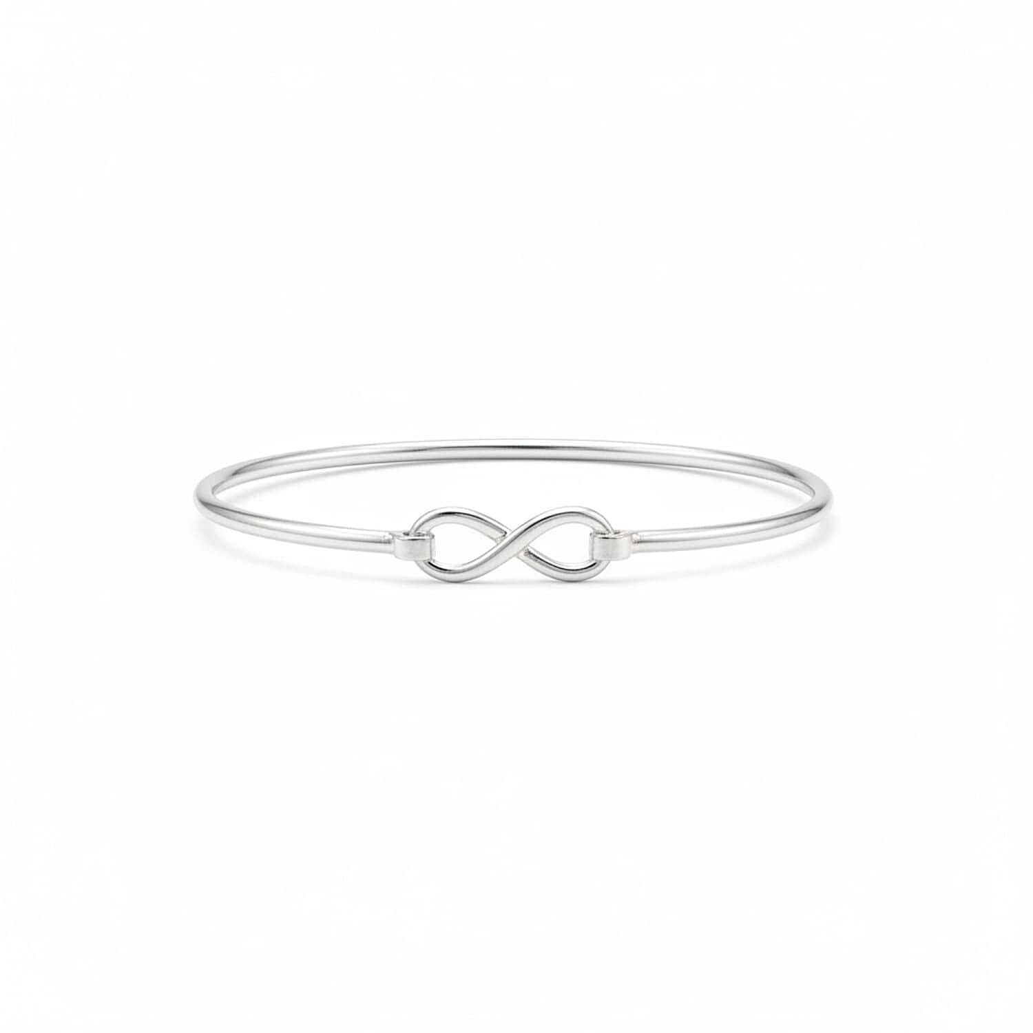 Designer Inspired - Italian Made Sterling Silver Infinity knot Bangle