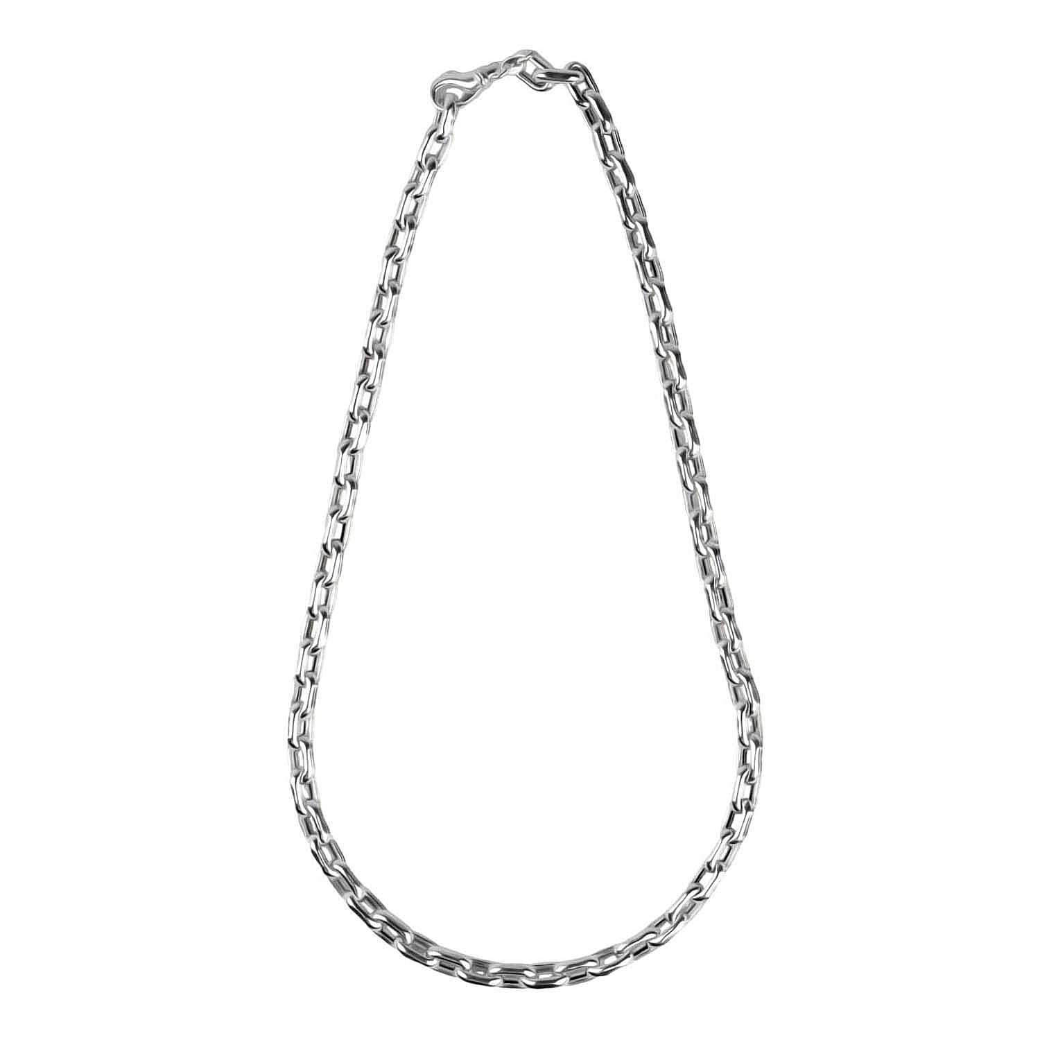 Italian Sterling Silver Necklace  (Size - 20) with Lobster Clasp, Silver Wt. 31.00 Gms
