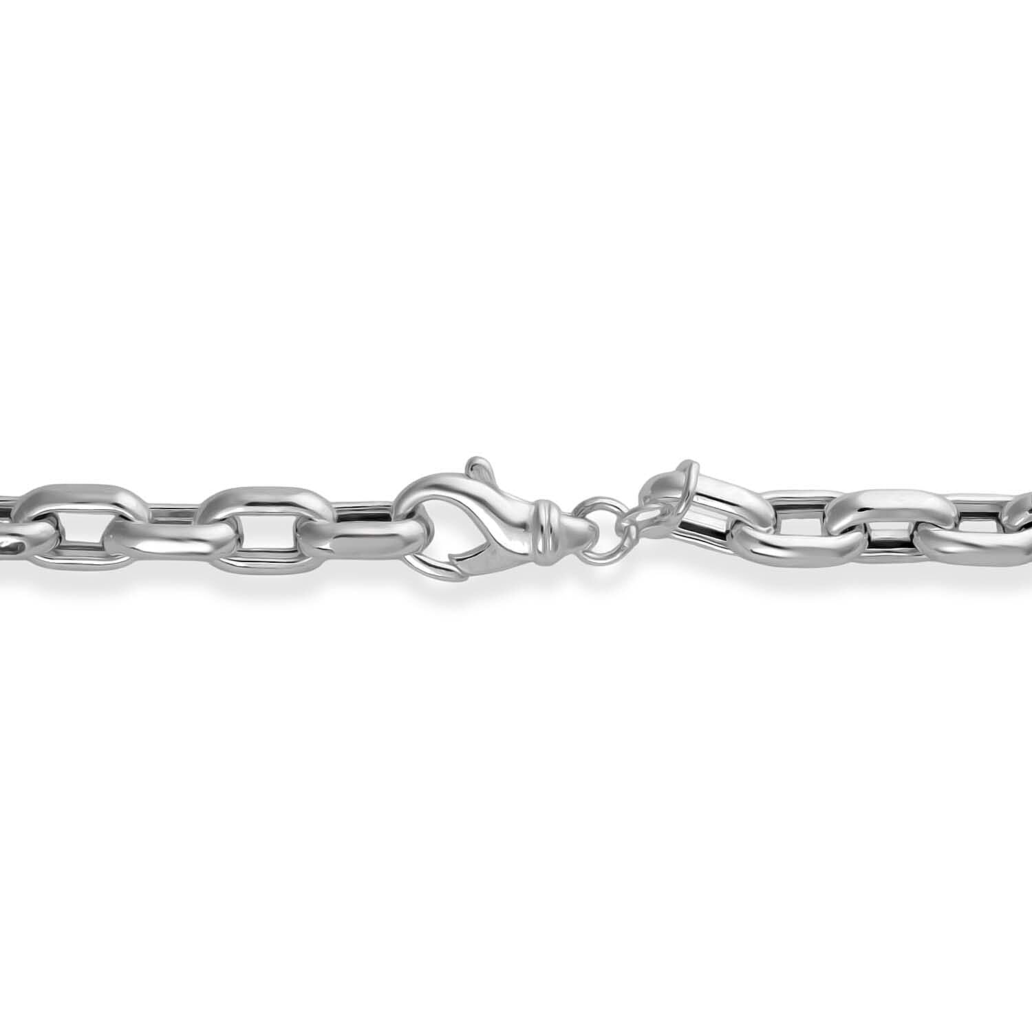 Italian Sterling Silver Necklace  (Size - 20) with Lobster Clasp, Silver Wt. 31.00 Gms