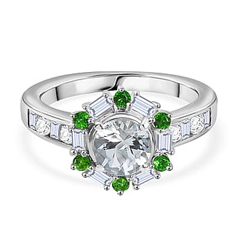 https://tjcuk.sirv.com/Products/80/6/8066672/Aquamarine-Natural-Chrome-Diopside-Moissanite-Ring-in-Rhodium-Overlay-_8066672.jpg?w=342&h=342