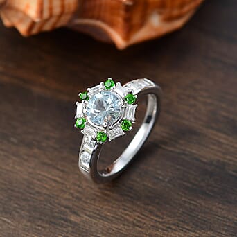 https://tjcuk.sirv.com/Products/80/6/8066672/Aquamarine-Natural-Chrome-Diopside-Moissanite-Ring-in-Rhodium-Overlay-_8066672_1.jpg?w=342&h=342