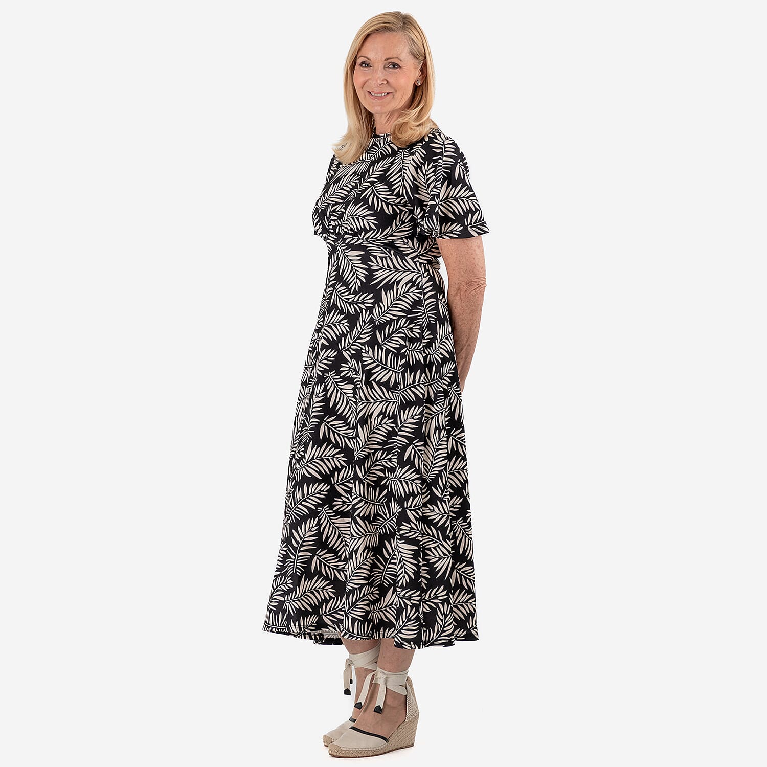 Bershka Zebra Print Long Dress 