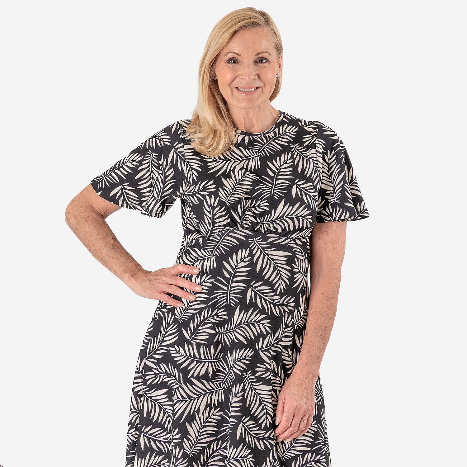 Bershka Zebra Print Long Dress 