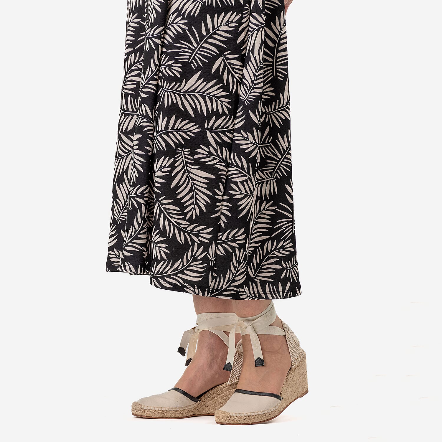 Bershka Zebra Print Long Dress 