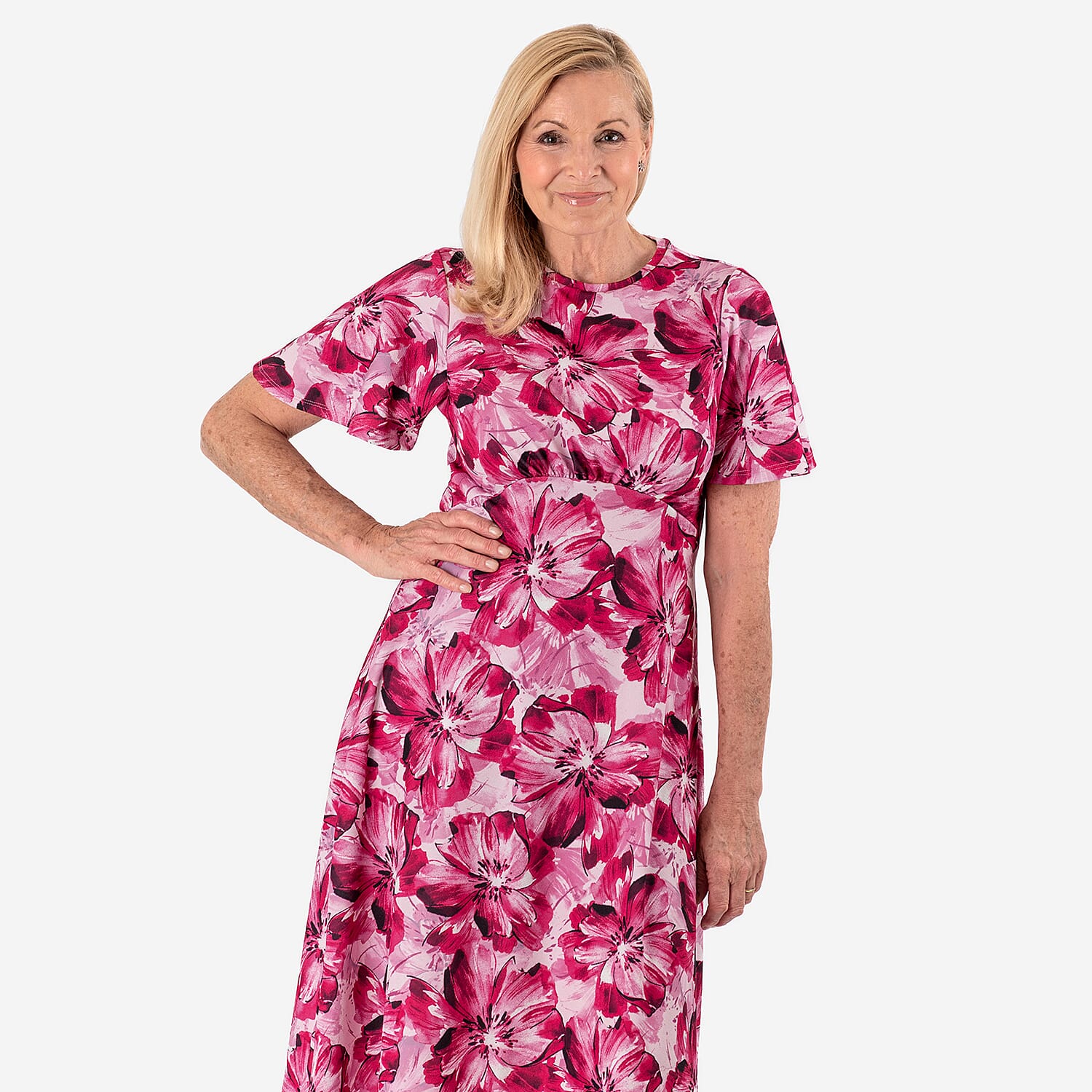 Bershka Zebra Print Long Dress 