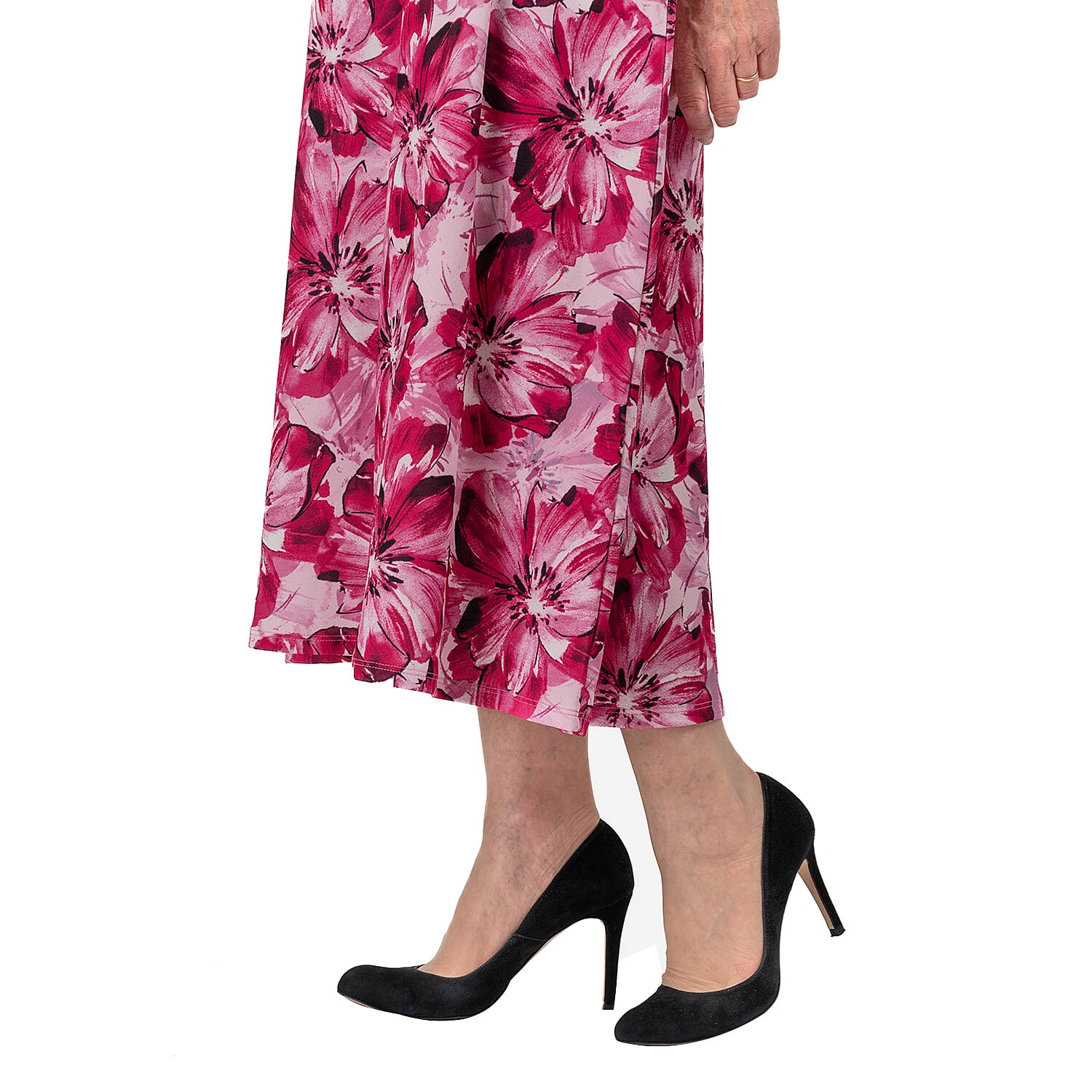 Bershka Zebra Print Long Dress 