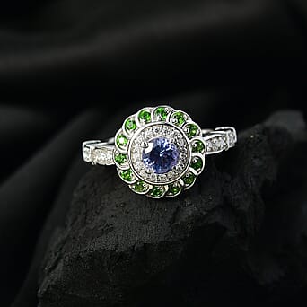 https://tjcuk.sirv.com/Products/80/6/8066820/Tanzanite-Natural-Chrome-Diopside-Moissanite-Ring-in-Rhodium-Overlay-S_8066820_1.jpg?w=342&h=342