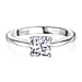 Luxuriant 950 Platinum SGL Certified Lab Grown Diamond (SI/G-H) Emerald Cut Ring 1.03 Ct.
