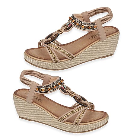 Jo & Joe Ladies Sandal (Size - 7) - Pink