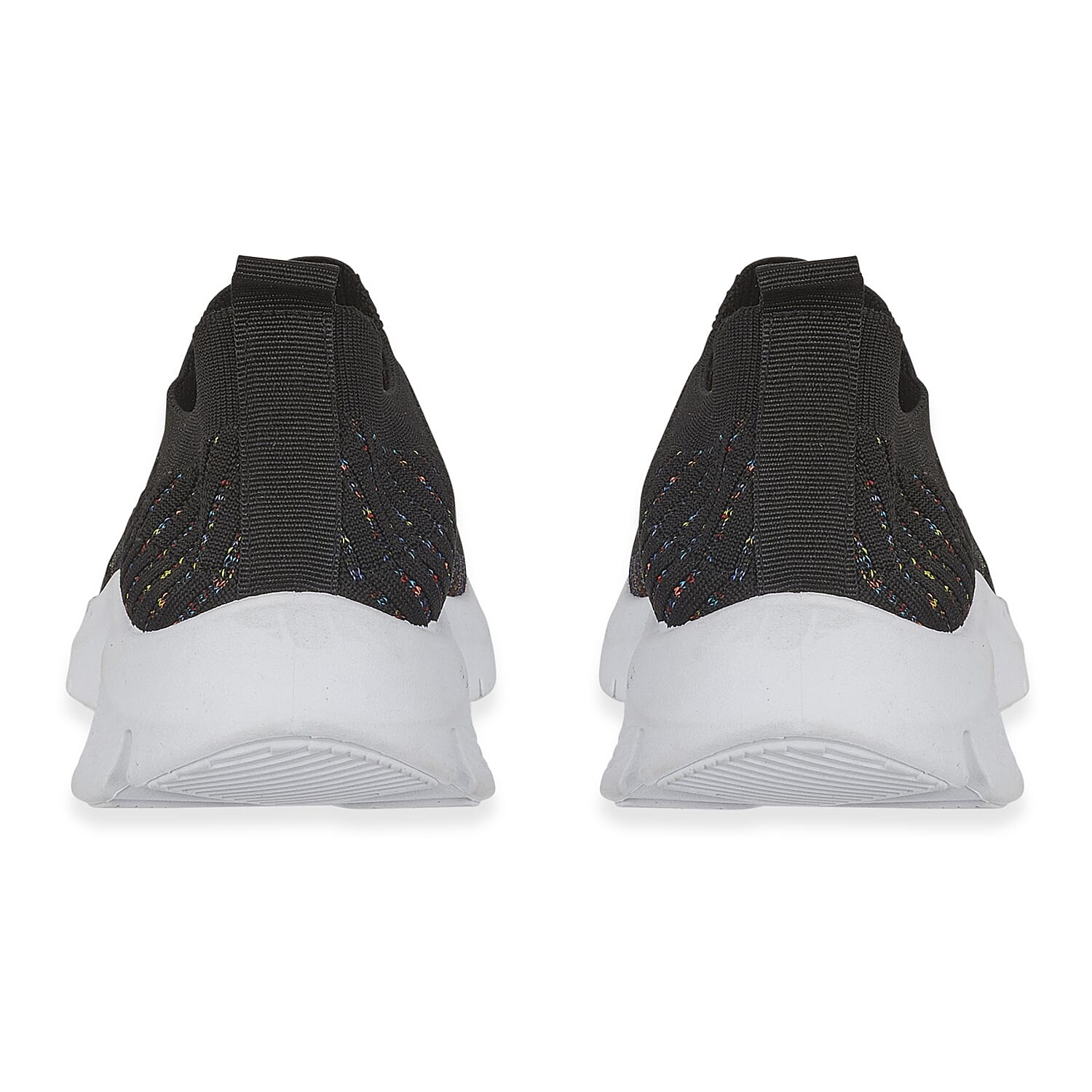Urban Jacks Ladies Fly Knit Easy Slip-On Shoe (Size - 4) - Navy
