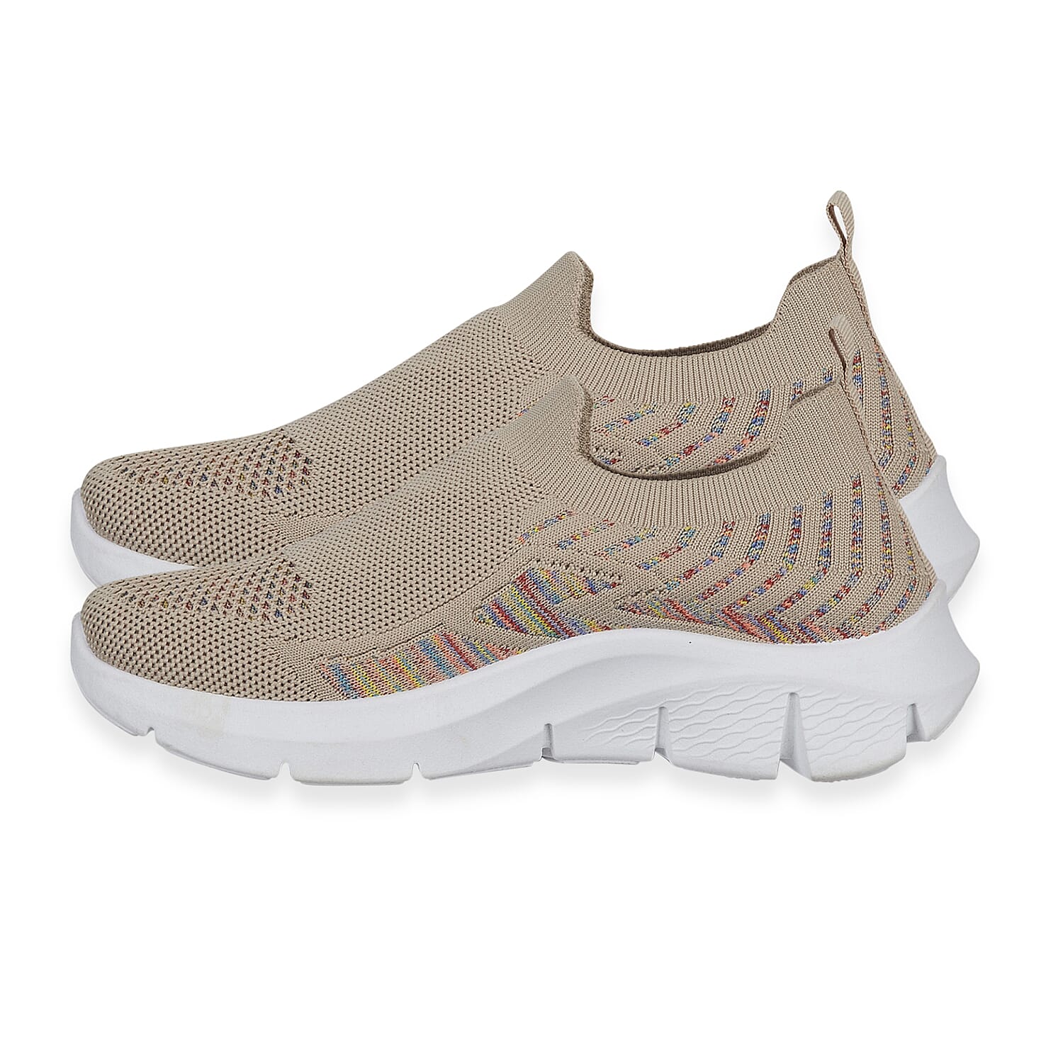 Urban Jacks Ladies Fly Knit Easy Slip-On Shoe (Size - 4) - Navy
