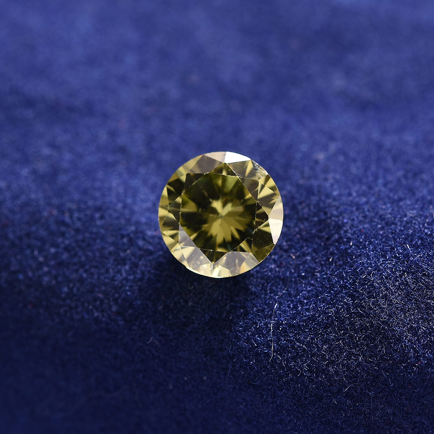 Peridot Cubic Zirconia Round Shape Gemstone 2.25 Ct. - 7 mm