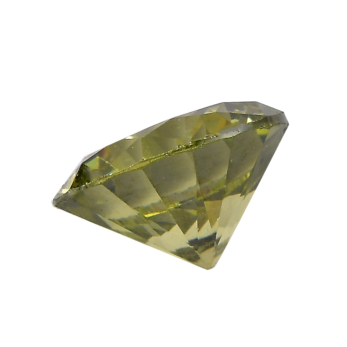 Peridot Cubic Zirconia Round Shape Gemstone 2.25 Ct. - 7 mm