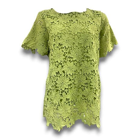 Sugar Crisp Knitted Top (Size - Medium) - Green