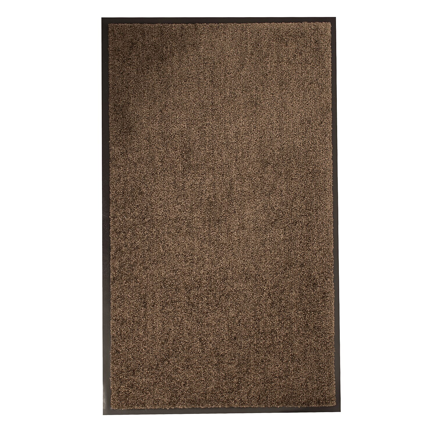 Machine Washable Anti Skid - Slip Door Mat (Size 50x80 cm) - Brown