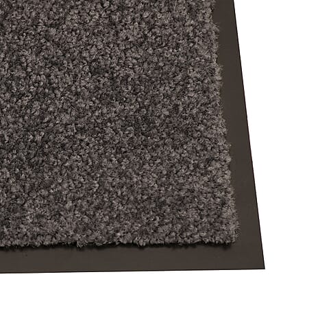 Anti-Slip Ultra Absorbent Door Mat (Size 80x50 cm) - Grey