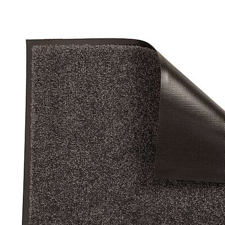 Anti-Slip Ultra Absorbent Door Mat (Size 80x50 cm) - Grey