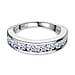 Luxuriant Diamond Lab Grown Diamond Band Ring in Sterling Silver