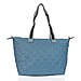 One Time Designer Closeout Deal - Diamond Pattern Quilted Tote Bag with Additional Adjustable Crossbody Strap - Black