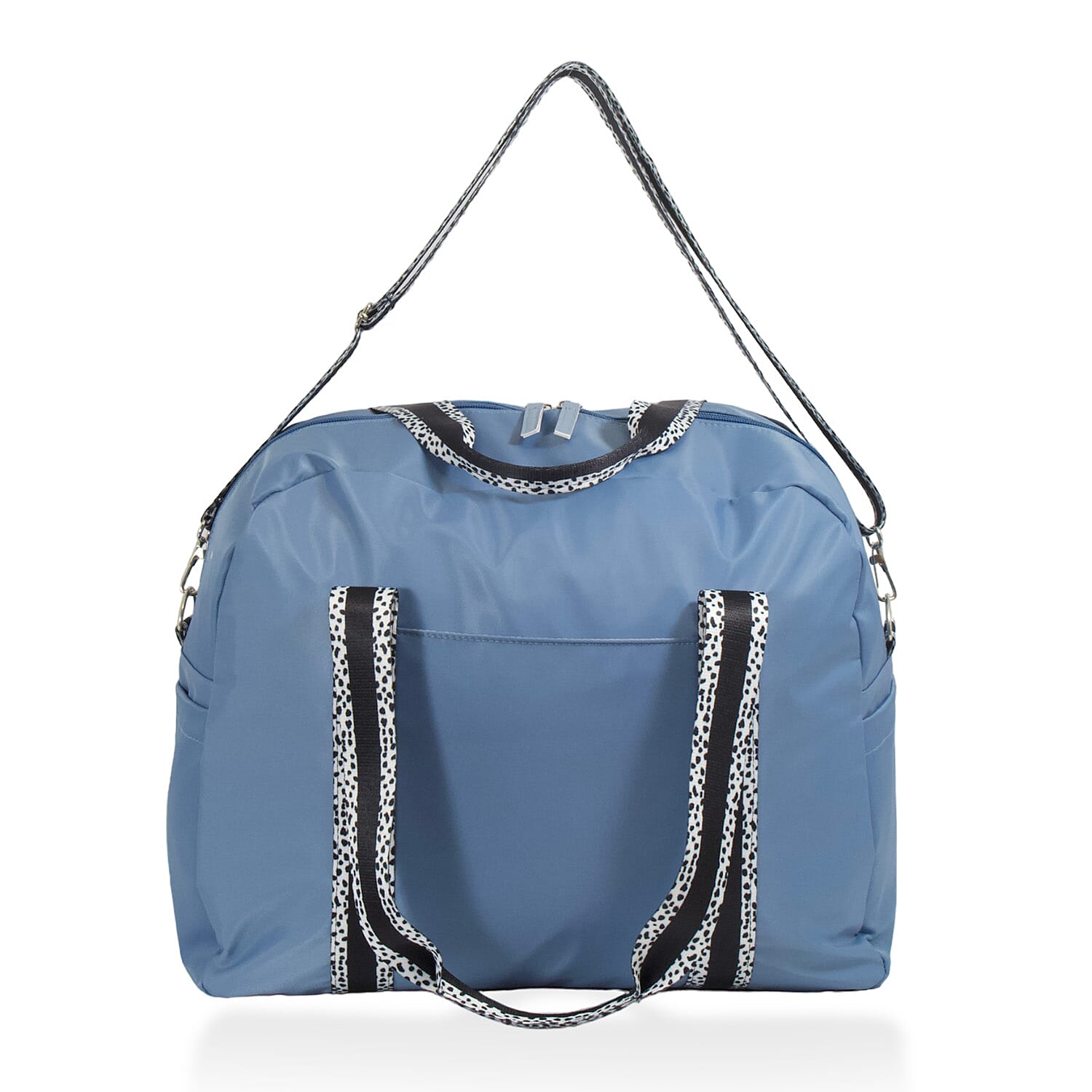 Waterproof Duffle Weekender Tote Bag with Shoulder Strap - Blue