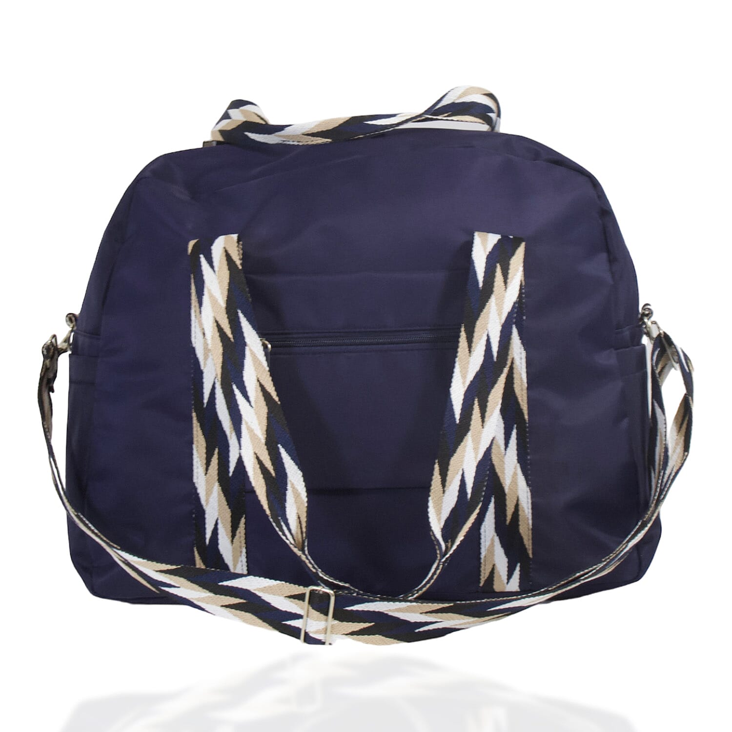 Waterproof Duffle Weekender Tote Bag with Shoulder Strap - Navy