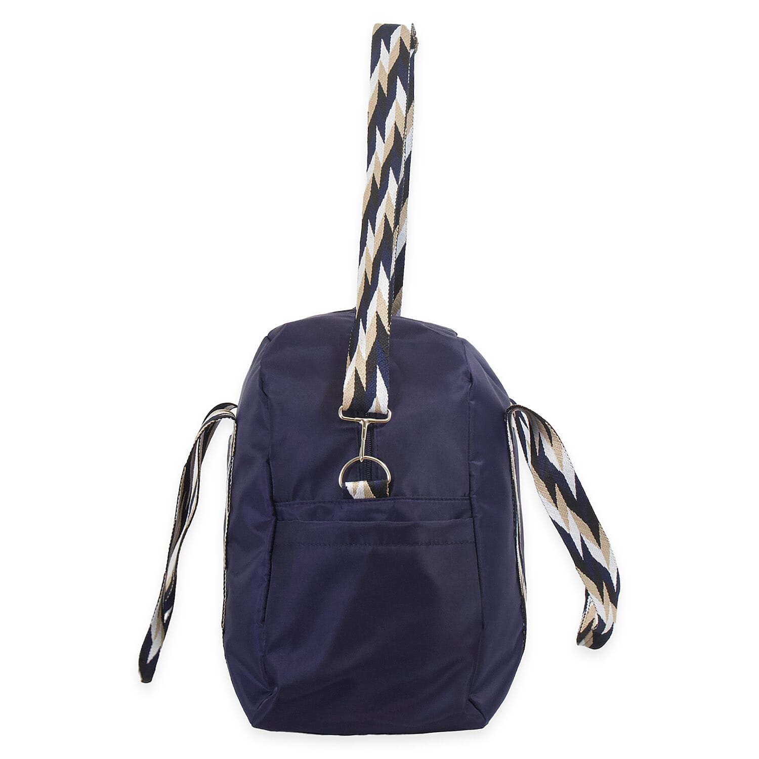 Waterproof Duffle Weekender Tote Bag with Shoulder Strap - Navy
