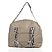 Waterproof Duffle Weekender Tote Bag with Shoulder Strap - Black