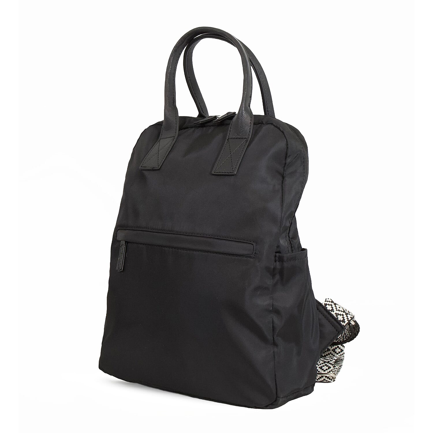 IW-Nylon-Backpack-Black