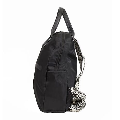 IW Nylon Backpack - Black