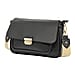 Waterproof Front Buckle Crossbody Bag - Black