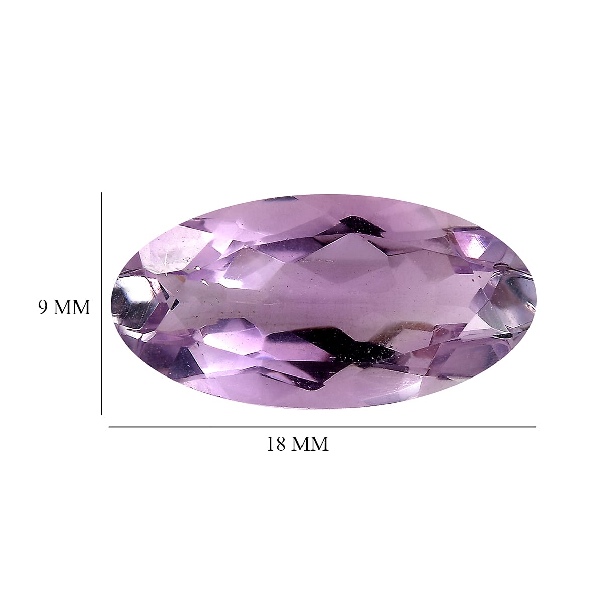 Pink Amethyst Oval Shape Gemstone 5.26 Ct. Pink Amethyst Oval Shape Gemstone 5.26 Ct.