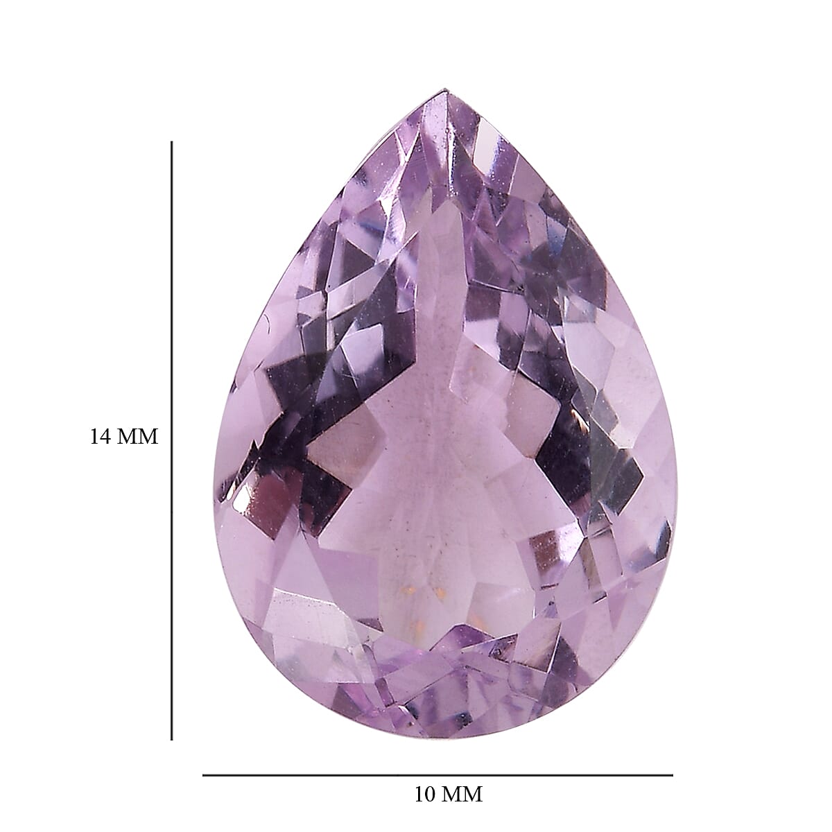 Pink Amethyst Pear Shape Gemstone 4.22 Ct. Pink Amethyst Pear Shape Gemstone 4.22 Ct.