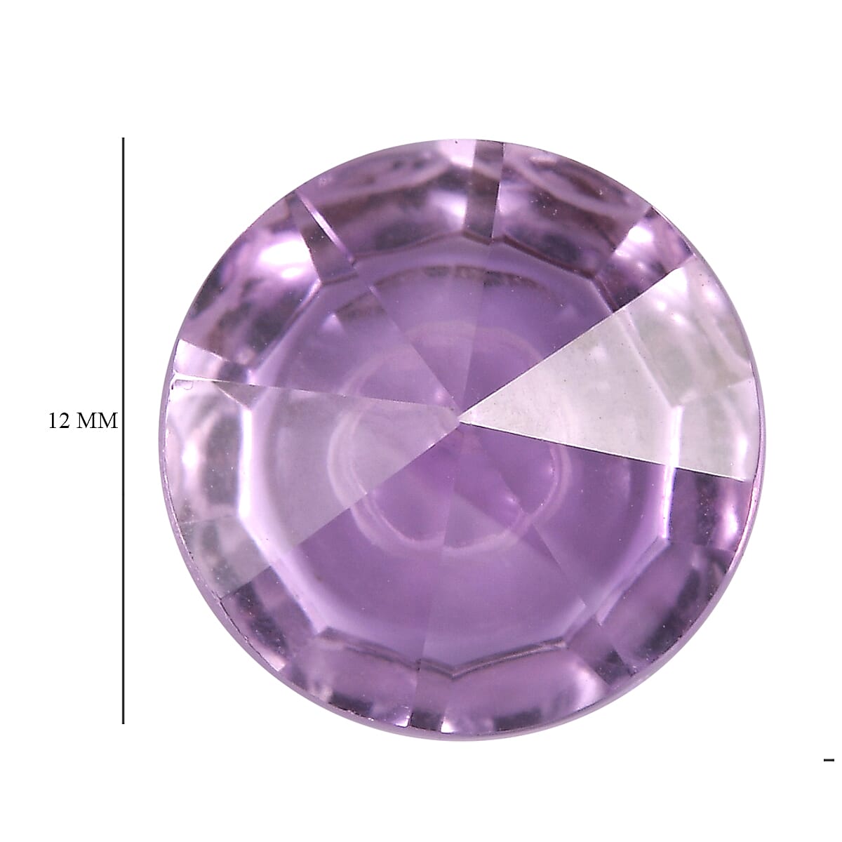 Pink Amethyst Round Shape Gemstone 5.71 Ct. Pink Amethyst Round Shape Gemstone 5.71 Ct.