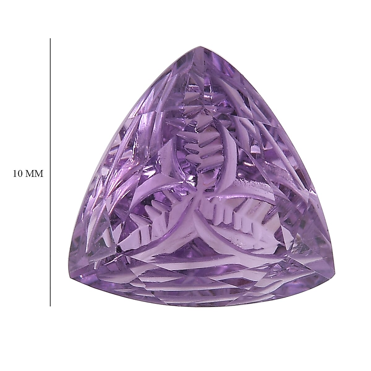 Pink Amethyst Trillion Gemstone 3.07 Ct. Pink Amethyst Trillion Gemstone 3.07 Ct.